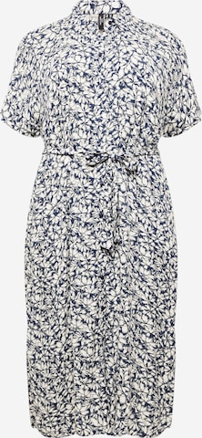 Vero Moda Curve Shirt Dress 'Menny' in Blue: front