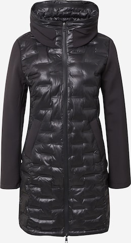 s.Oliver Χειμερινό παλτό σε μαύρο: μπροστά