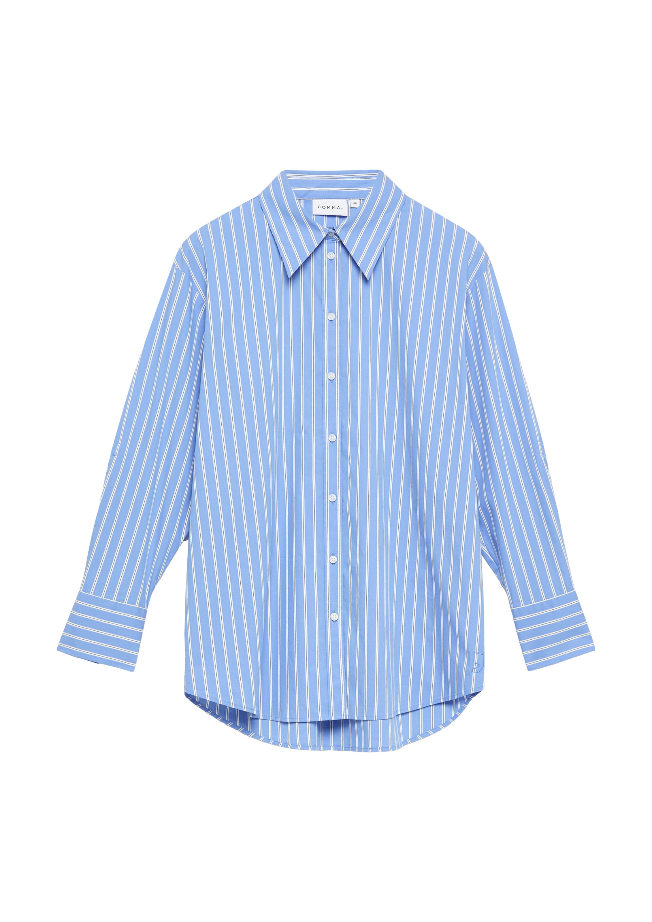 COMMA Bluse in Blau: Vorderseite