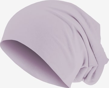 MSTRDS Beanie in Purple: front