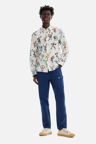 Desigual Regular fit Button Up Shirt 'Dancing' in Mixed colors