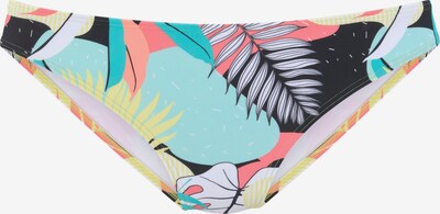 LASCANA ACTIVE Bas de bikini sport en bleu / jaune / rose / noir / blanc, Vue avec produit