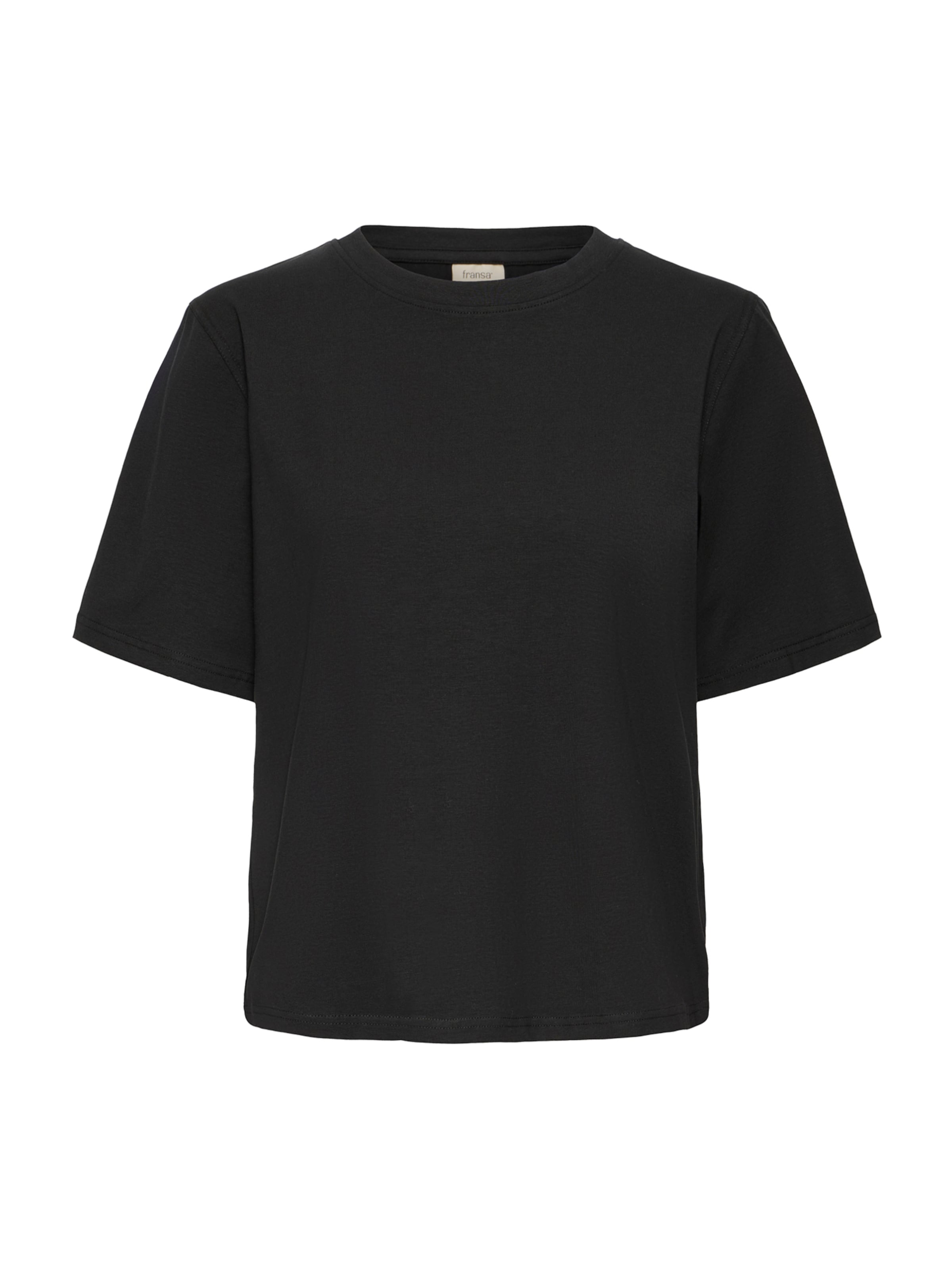 Fransa - Camiseta 'FRZASHOULDER' en negro: frente