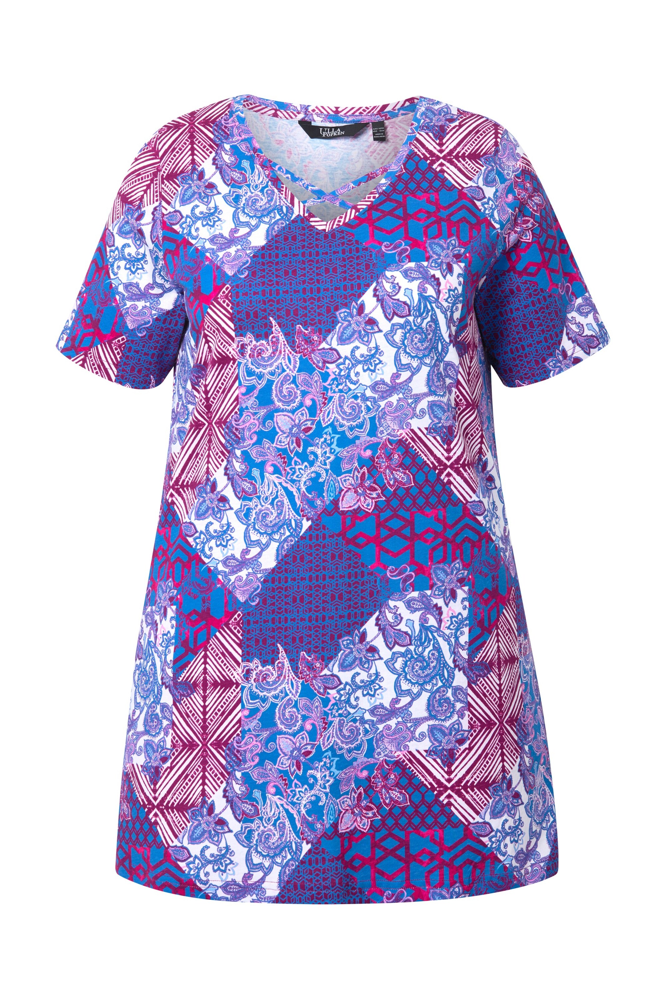 Ulla Popken Shirt in Blau: Vorderseite