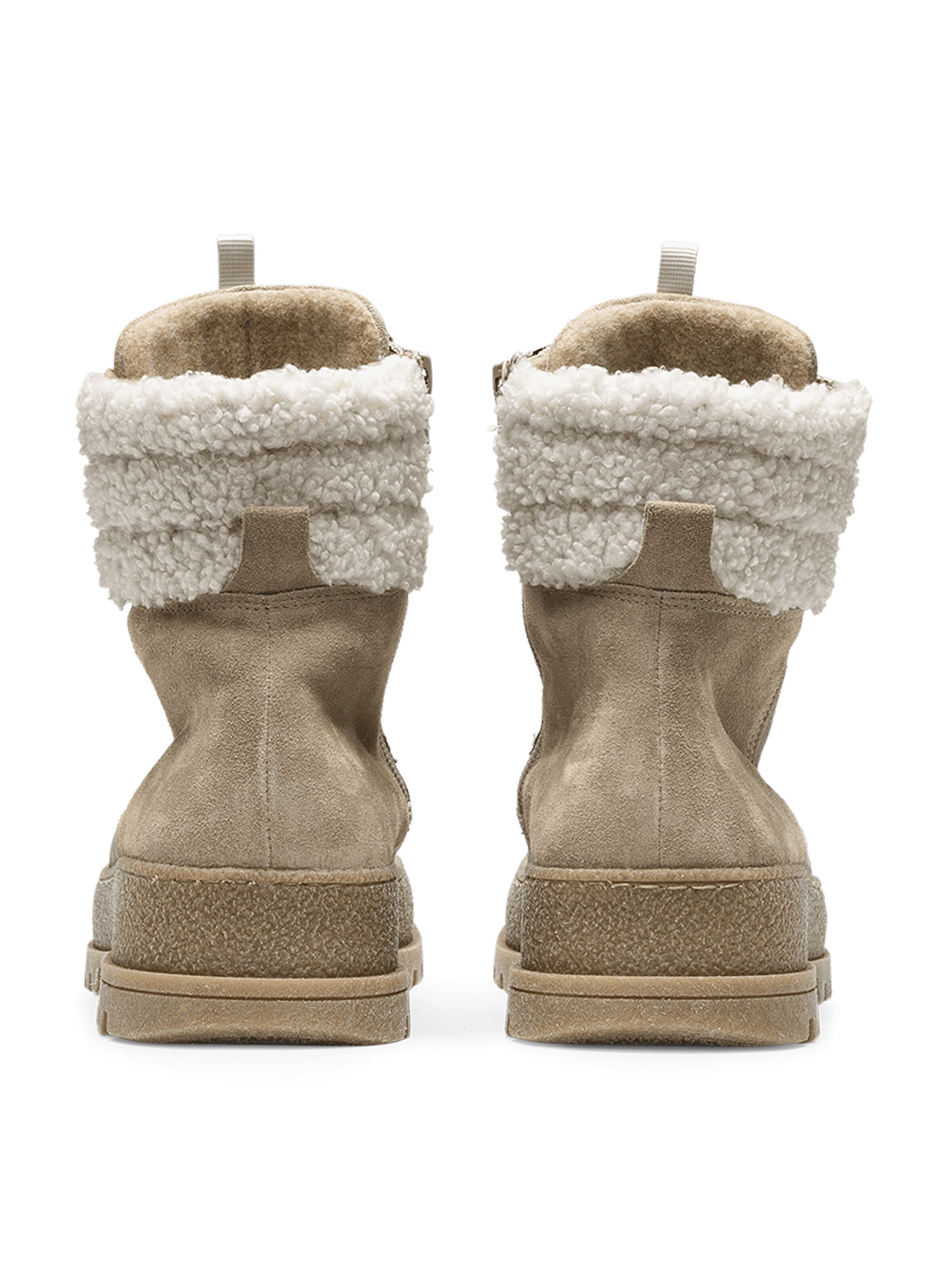 VITAFORM Schnürstiefelette in Beige