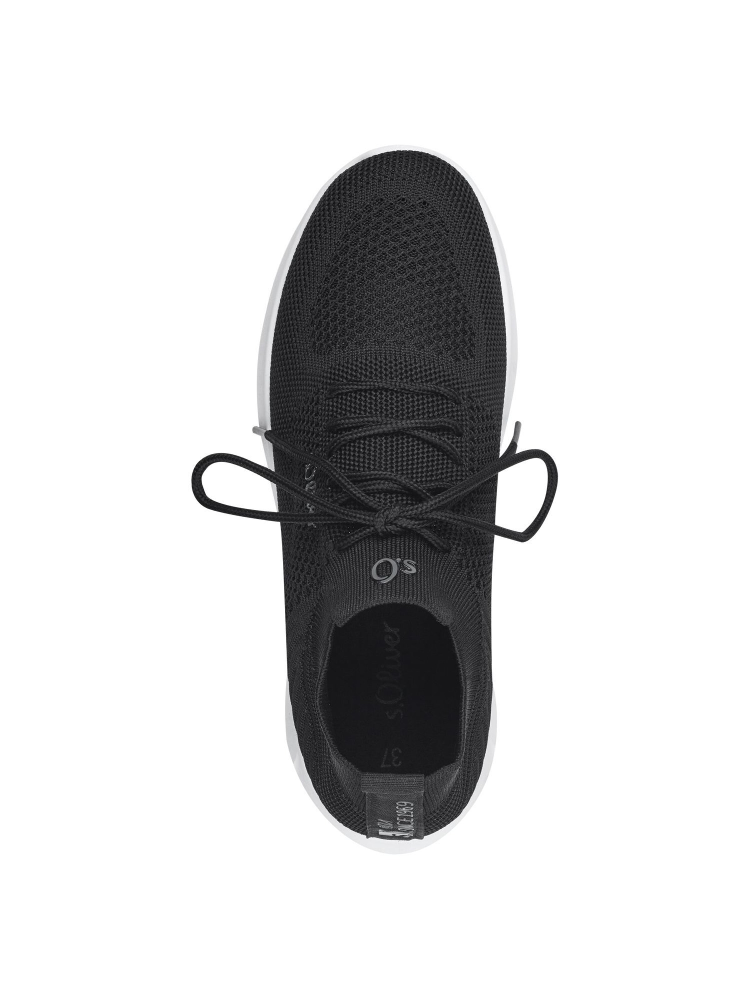 s.Oliver Platform trainers in Black
