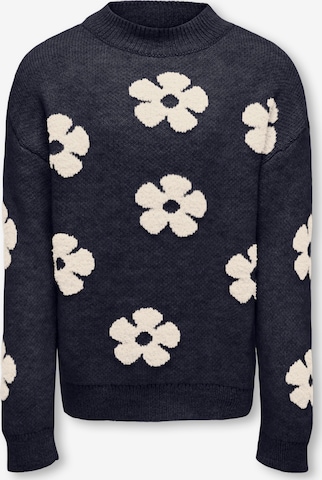 ONLY GIRLS Trui 'KOGNAJA' in Blauw: voorkant