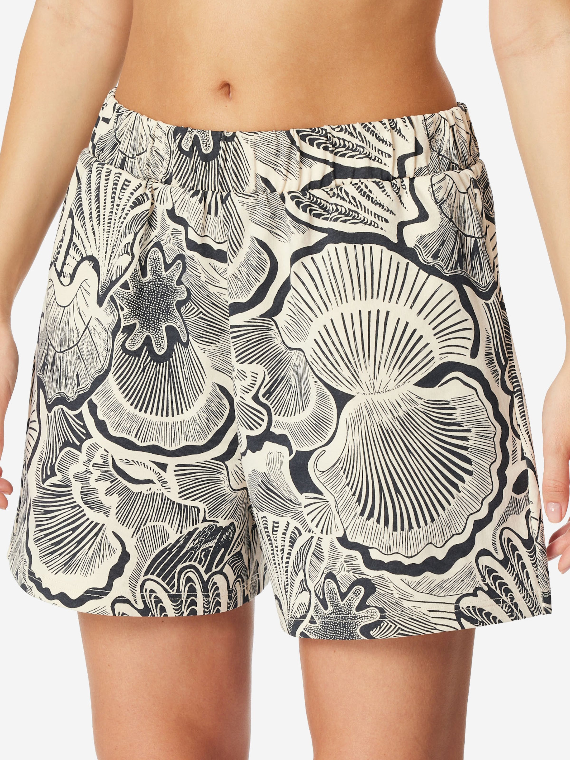 Pantalon de pyjama 'Mix Relax' SCHIESSER en beige : devant