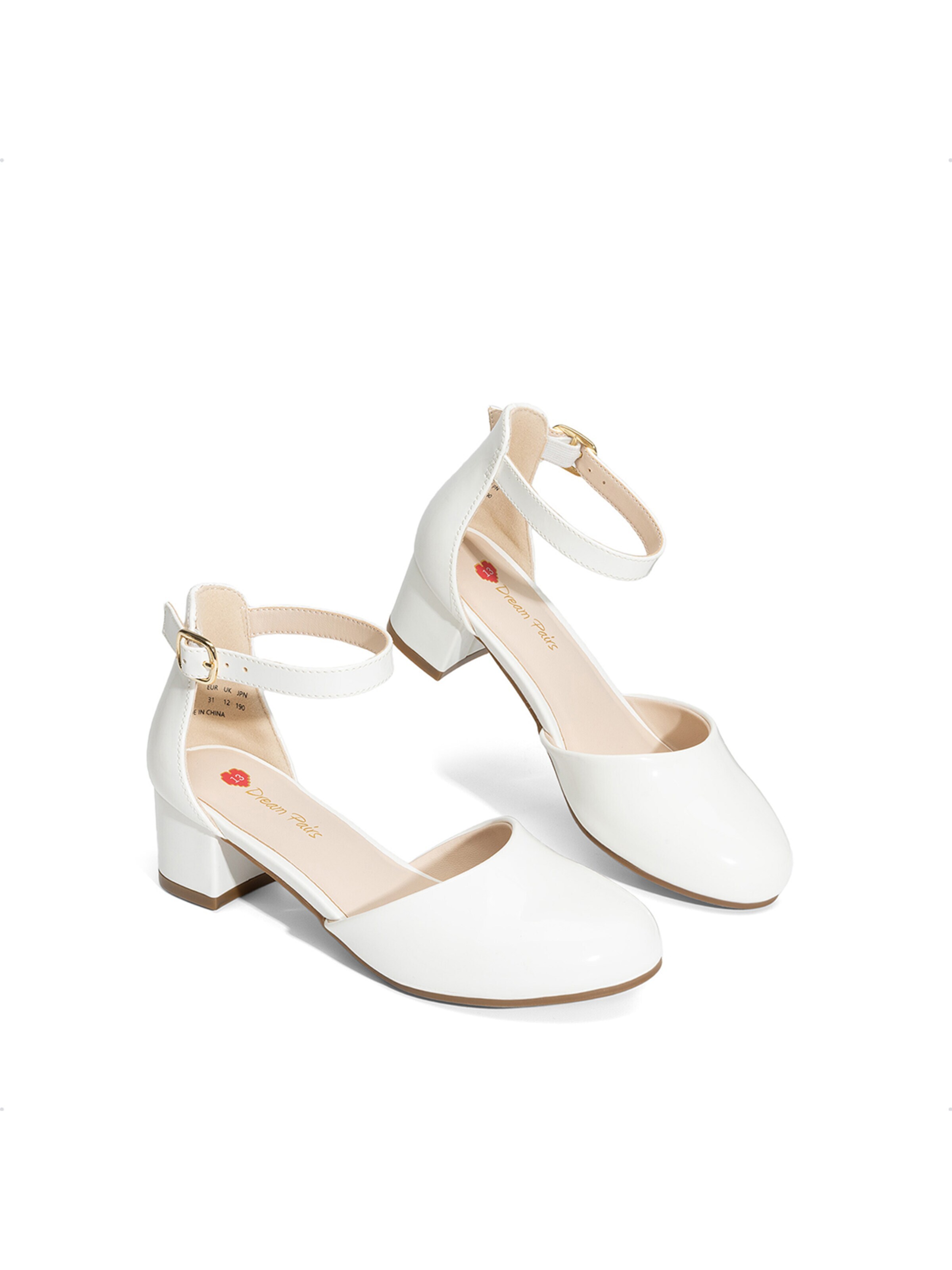 Ballerines 'DREAM PAIRS Prinzessin Schuhe  Mädchen Stöckelschuhe Kinder Ballerinas' Dream Pairs en blanc