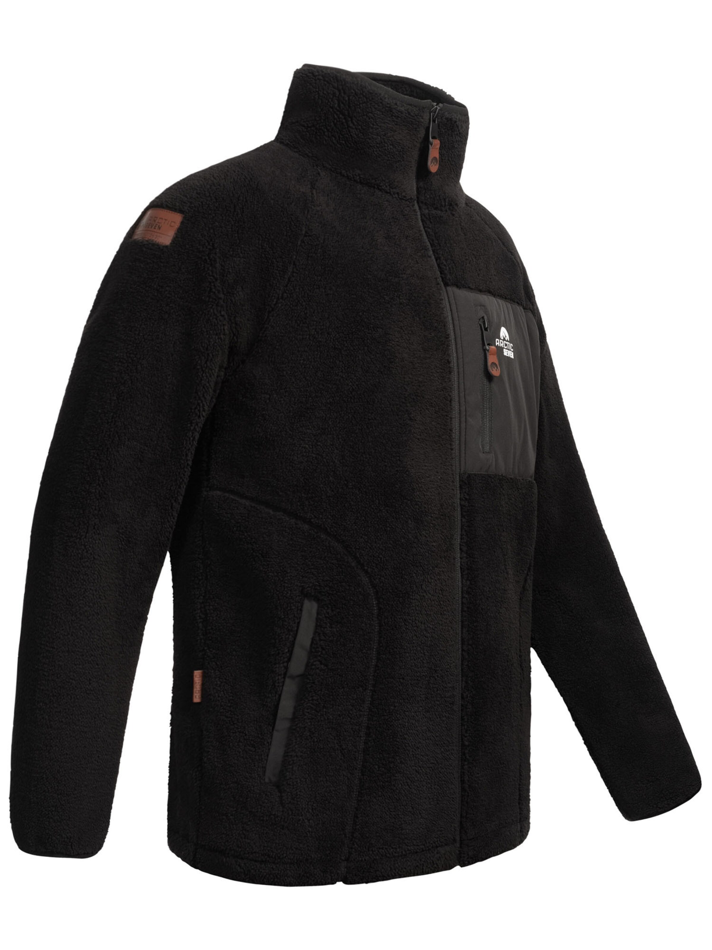 Arctic Seven Funktionsfleecejacke 'AS415' in Schwarz
