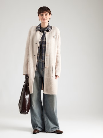 monari - Abrigo de punto en marrón