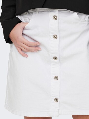 JDY Skirt 'BLUME' in White