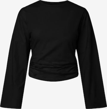 Maglietta 'PCAlli' di PIECES in nero: frontale