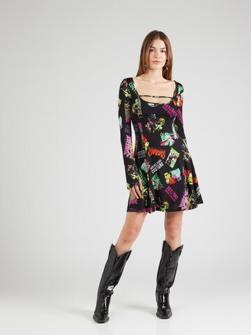 Versace Jeans Couture Kleid 'WARNER BROS' in Schwarz: Vorderseite