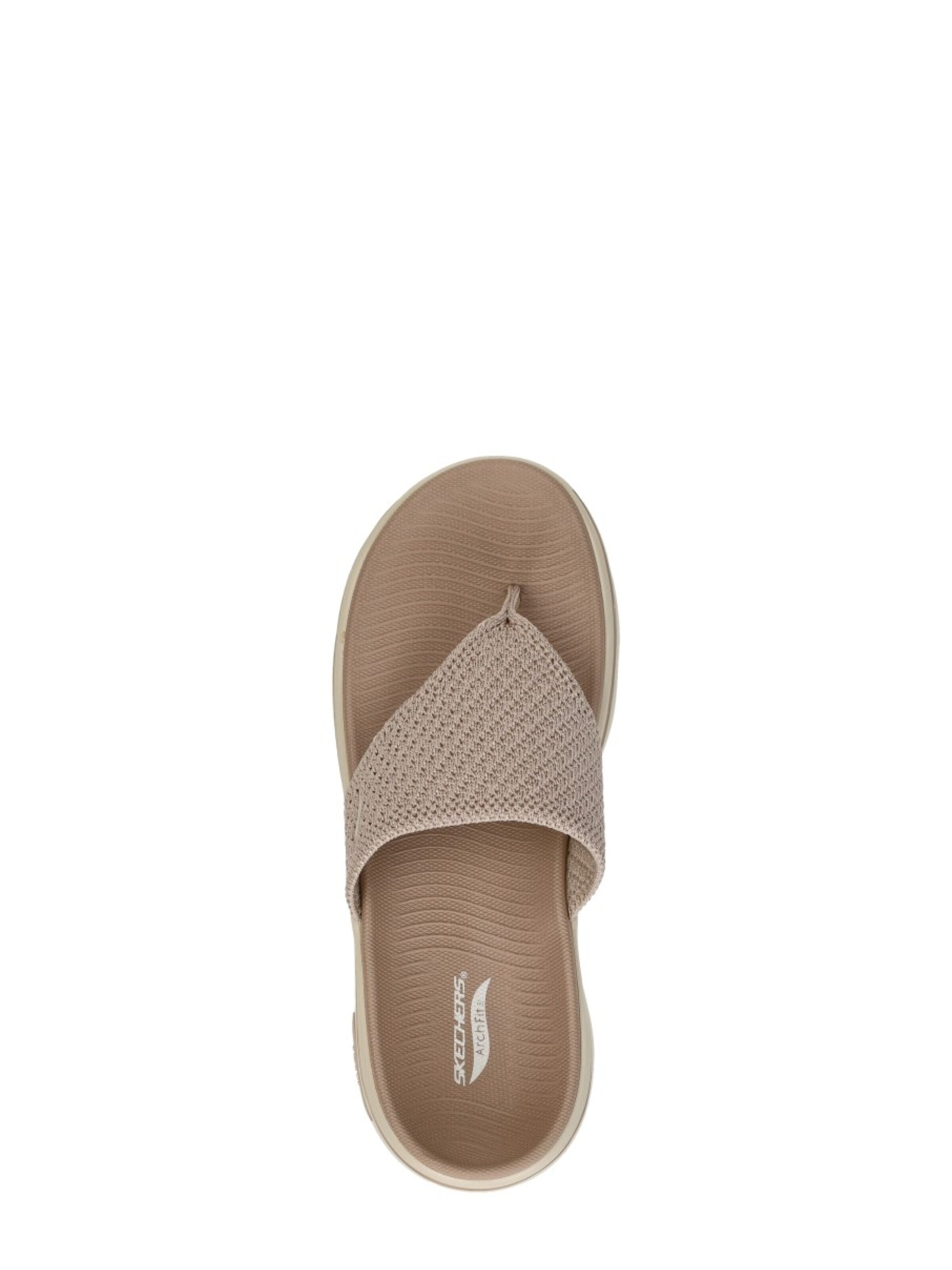 SKECHERS Teenslipper 'Go Walk Arch Fit 2.0' in Beige