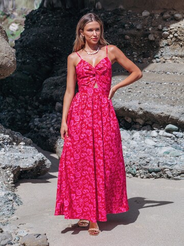 Cupshe Beach Dress 'CAA05A3E080DE' in Pink: front