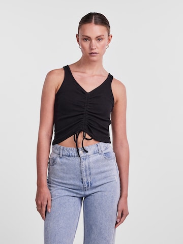 PIECES Top 'TEGAN' in Black: front