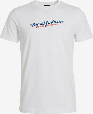DIESEL Shirt 'T-Diegor New Industries' in Weiß: Vorderseite