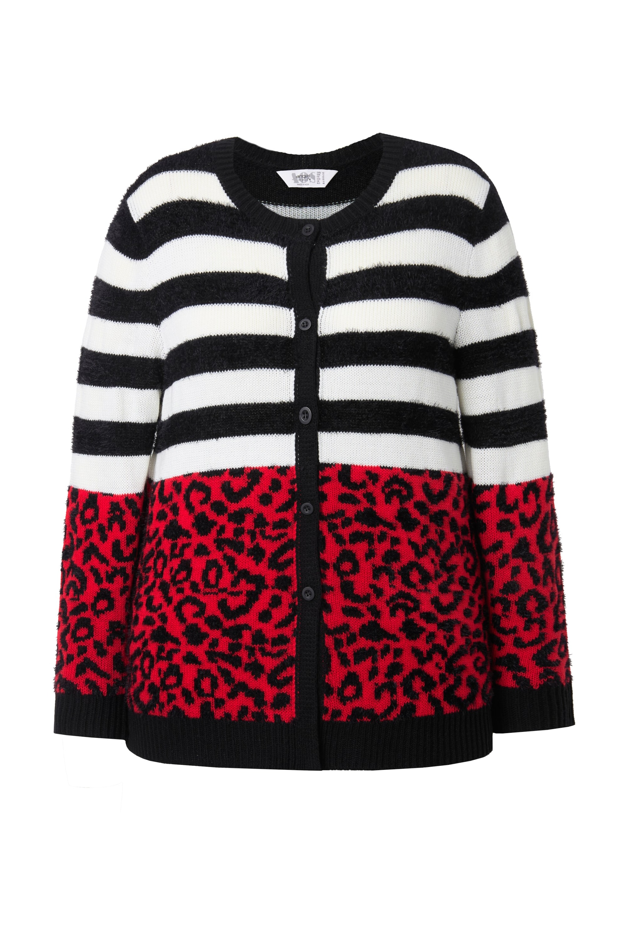 Angel of Style Knit Cardigan in Red: front