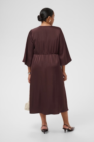 KAFFE CURVE Dress in Brown