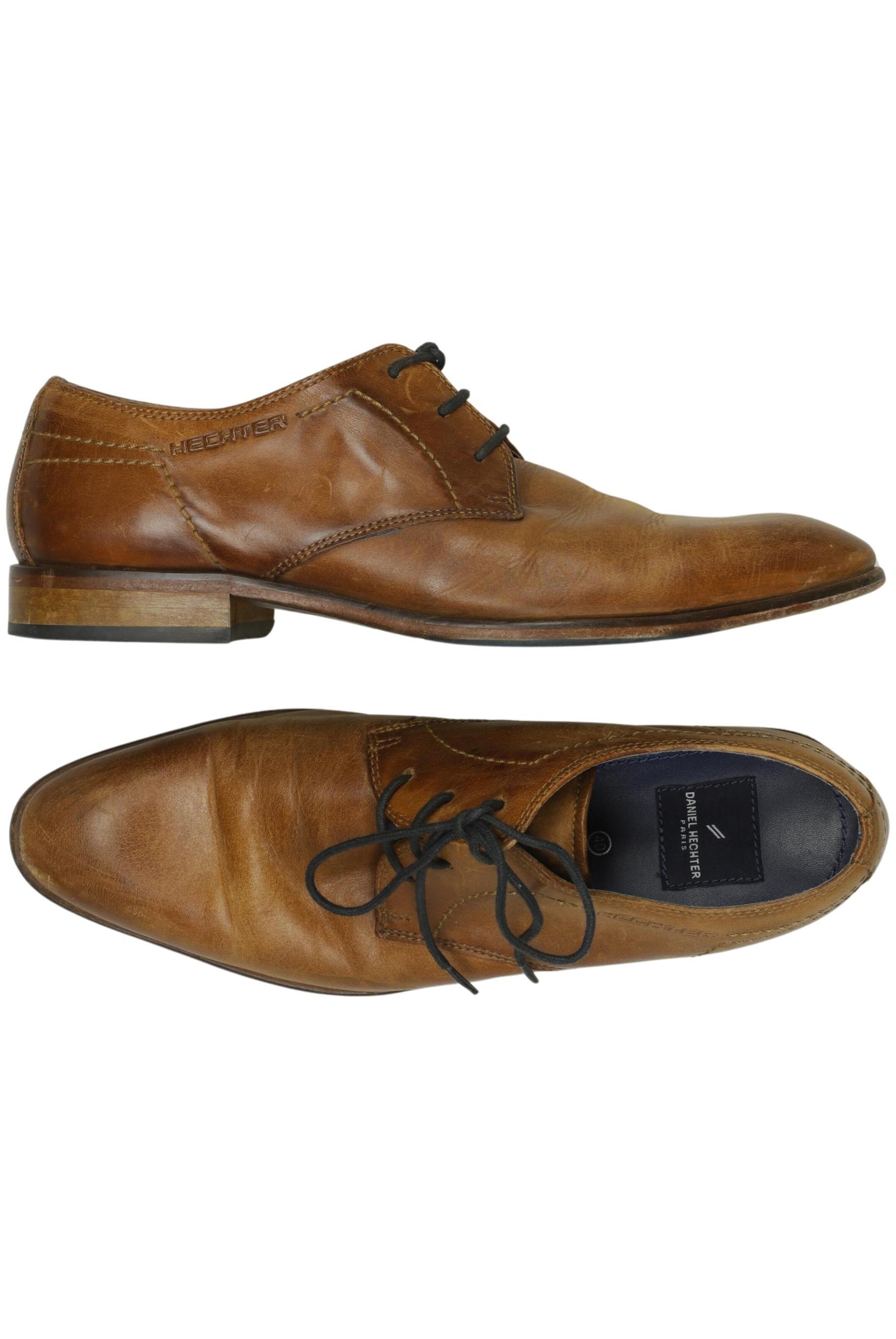 HECHTER PARIS Flats & Loafers in 40 in Brown: front