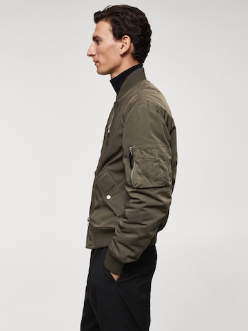 MANGO MAN Jacke 'York' in Grün