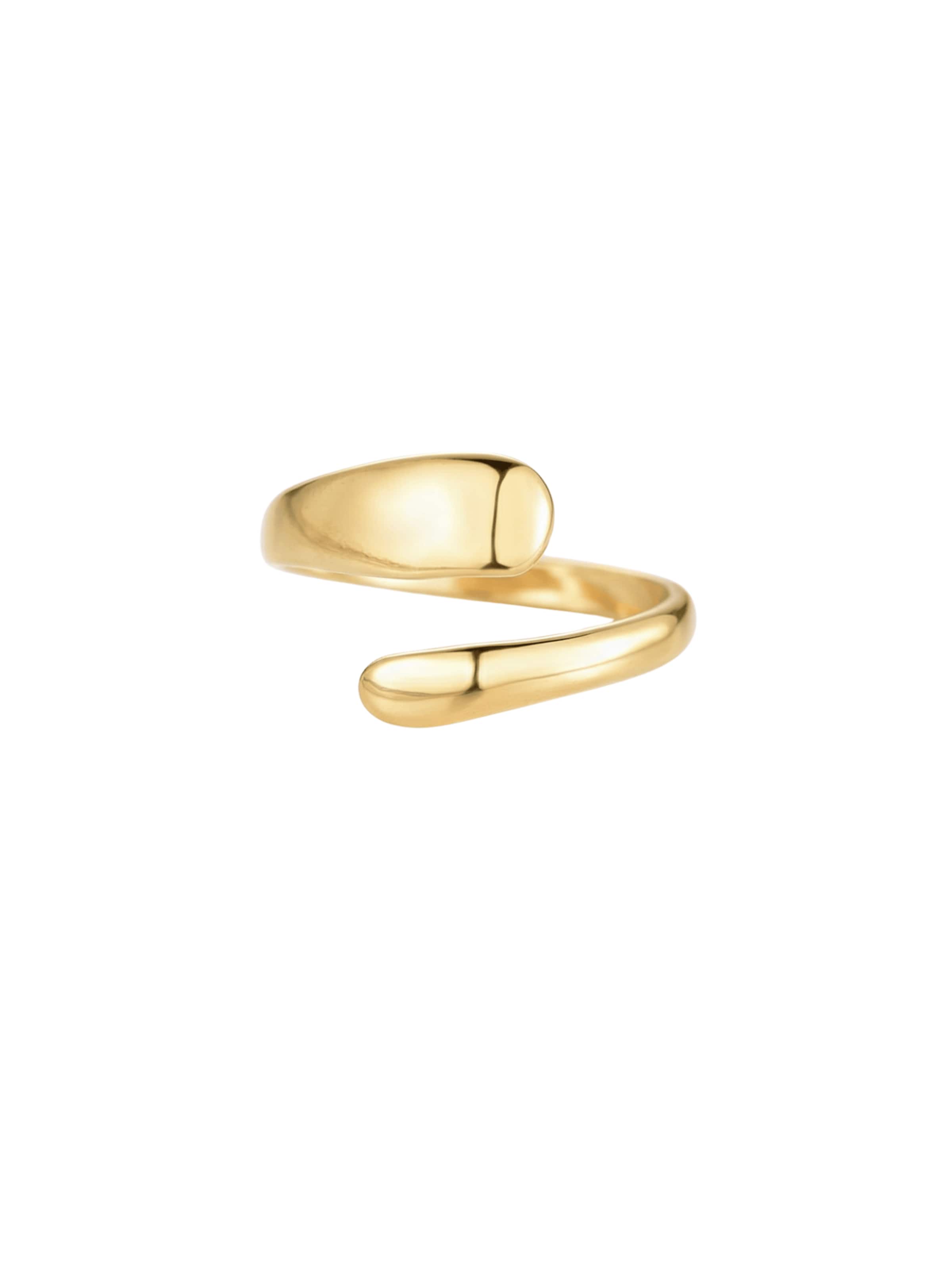 lePelou Ring 'CUDDLE' in Gold: front