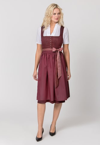 STOCKERPOINT Dirndl 'Maja' in Red: front