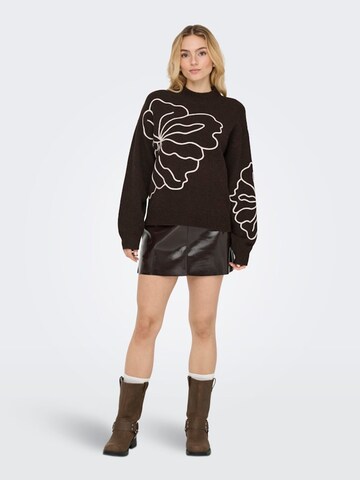 Jaqueline de Yong Sweater 'Jella' in Brown