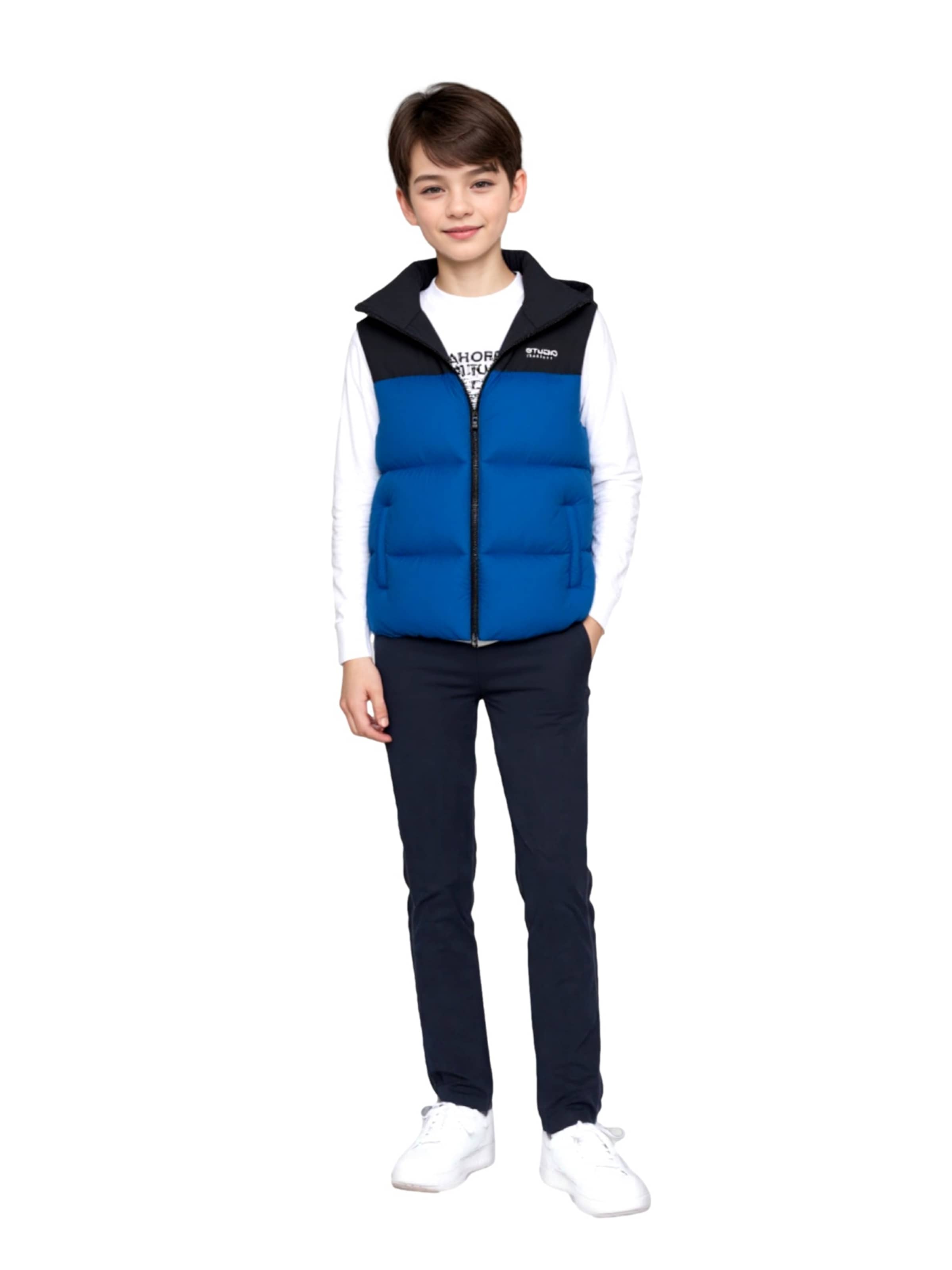 Gilet 'NMMMarble' NAME IT en bleu