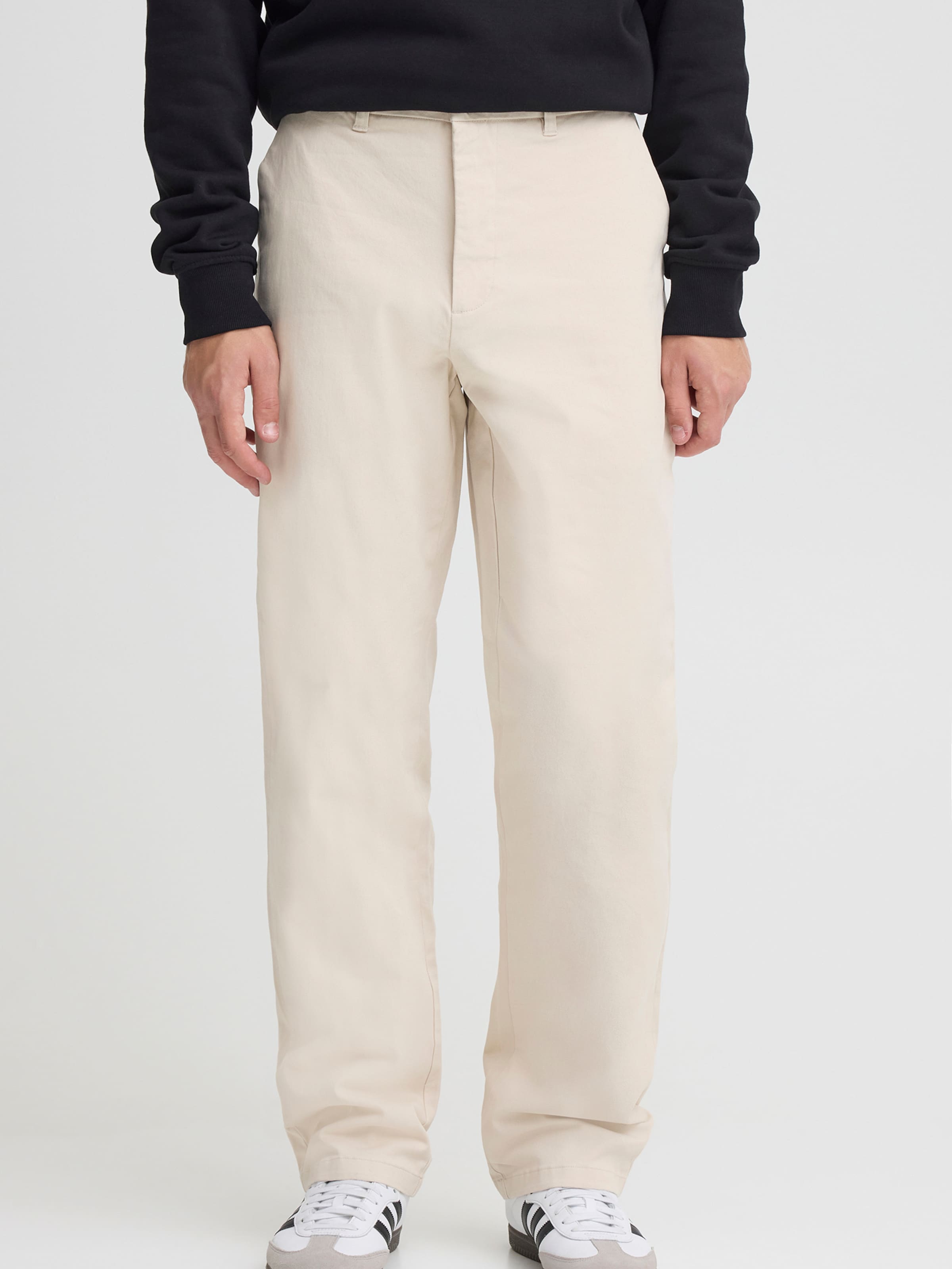 Solid Regular Chino Pants 'SDTATE LIAM' in White | ABOUT YOU