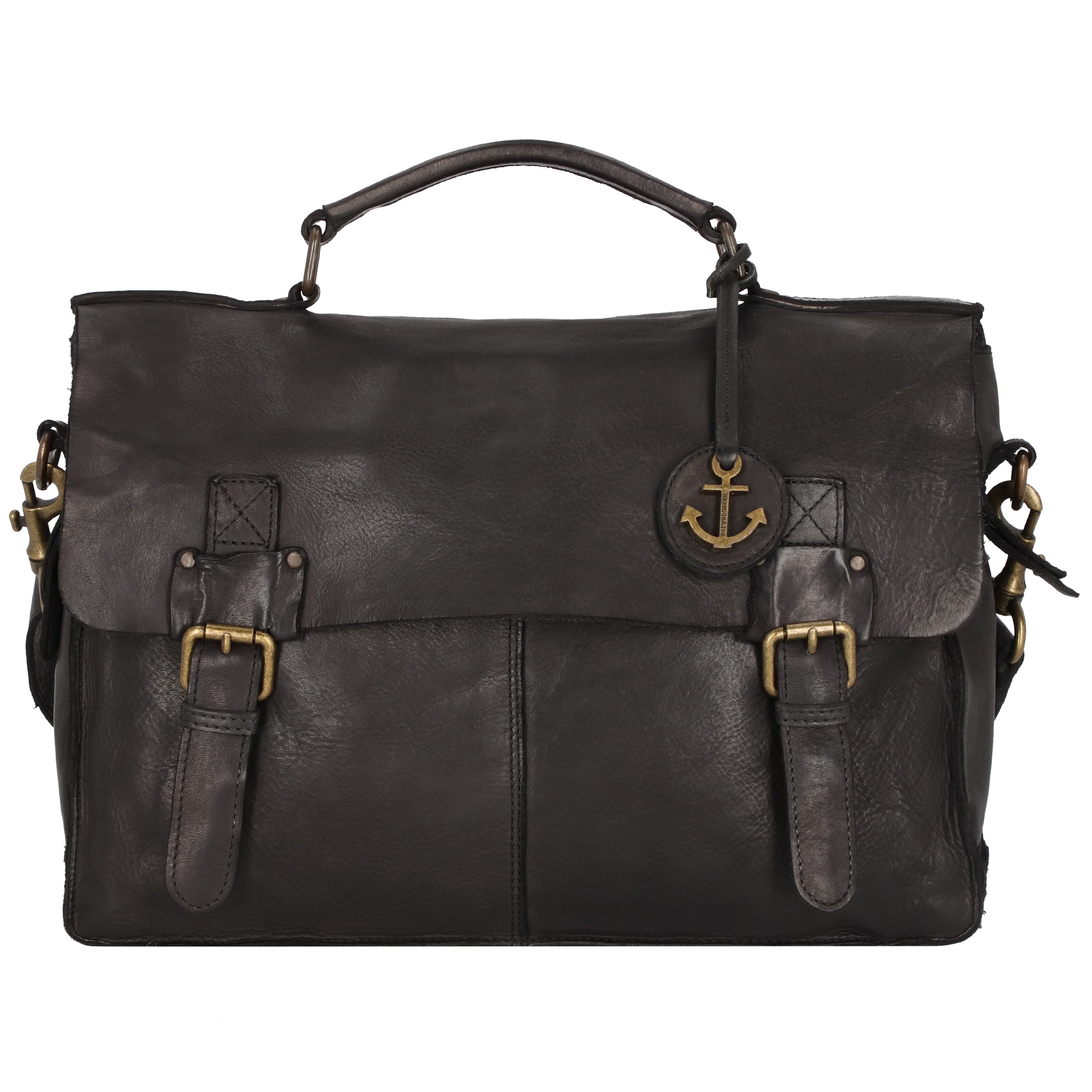 Porte-documents Harbour 2nd en marron : devant