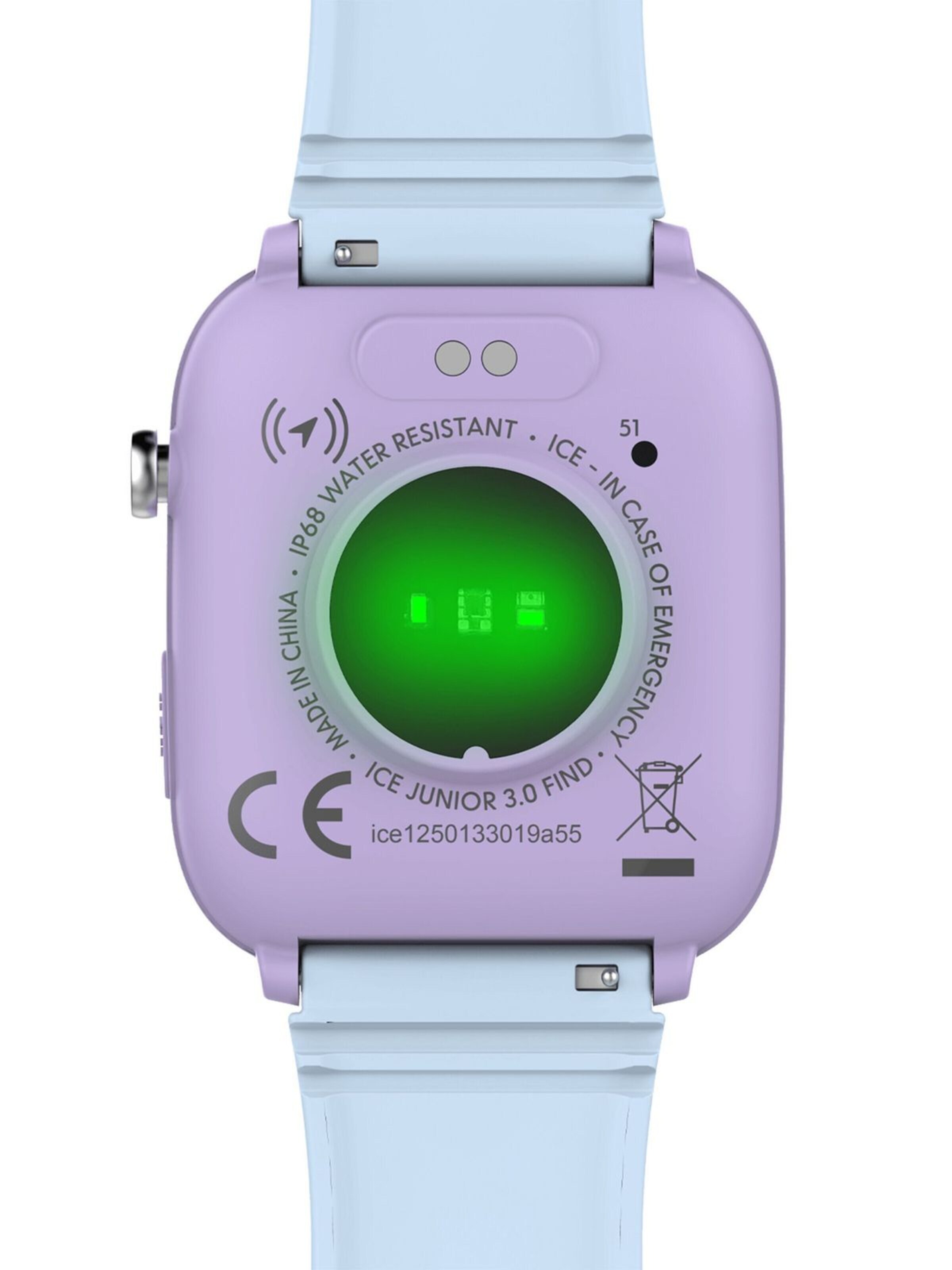 ICE WATCH Digital watch 'Smartwatch ICE smart junior 3.0 FM' in Purple
