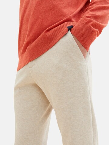 TOM TAILOR - Slimfit Pantalón chino 'Travis' en beige