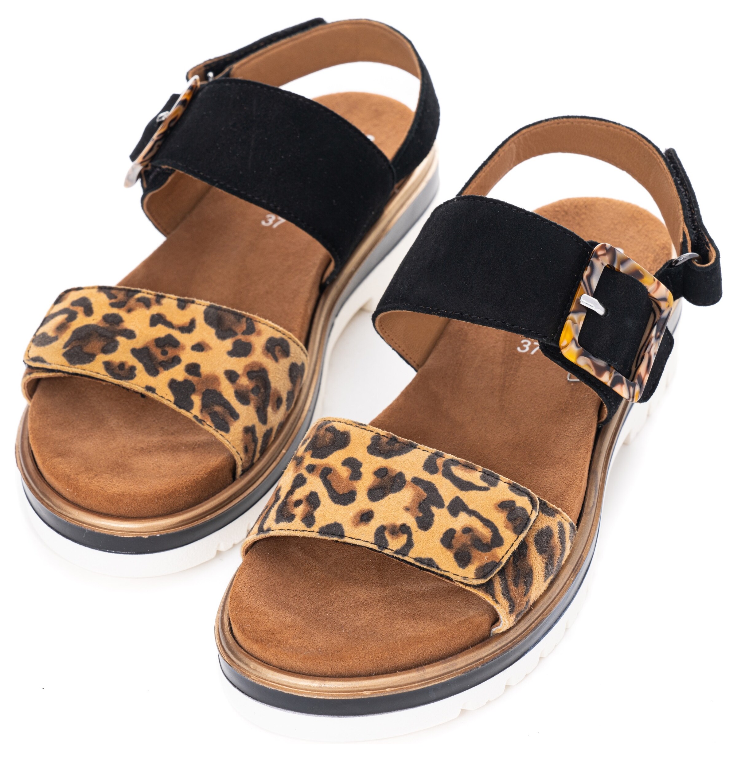 ARA Strap Sandals in Black