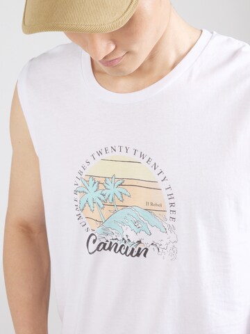 T-Shirt 'JREBBILL' JJ Rebel en beige