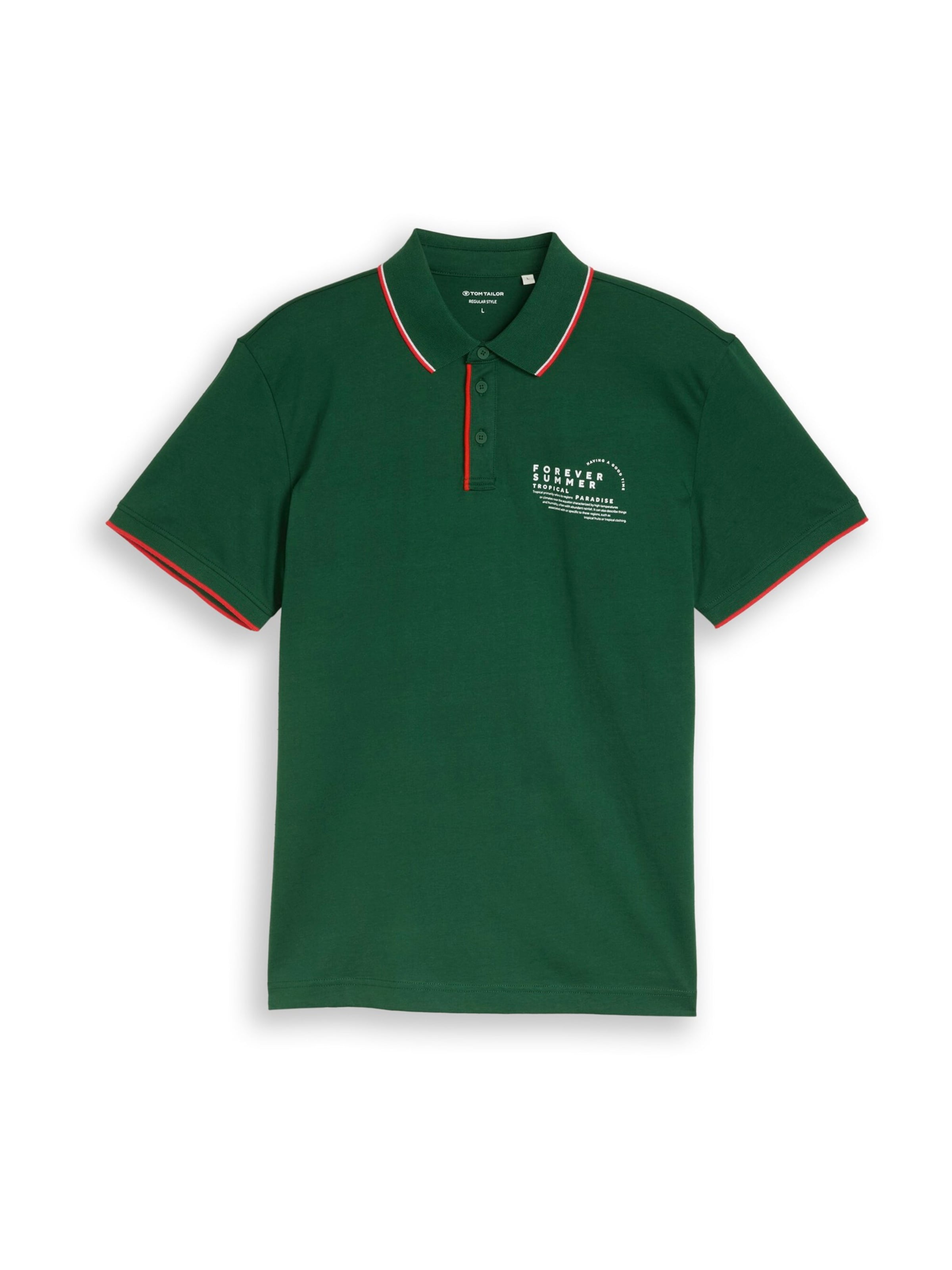TOM TAILOR Bluser & t-shirts i grøn: forside