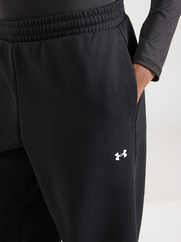 UNDER ARMOUR Tapered Sportnadrágok 'Icon Flc' - fekete