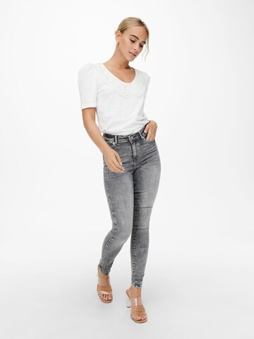 Skinny Jean 'Power' ONLY en gris