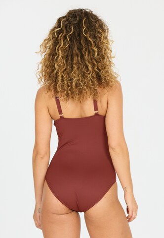 Cruz Bralette Swimsuit 'Nicola' in Brown