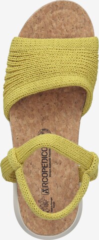 Arcopedico Strap Sandals in Yellow