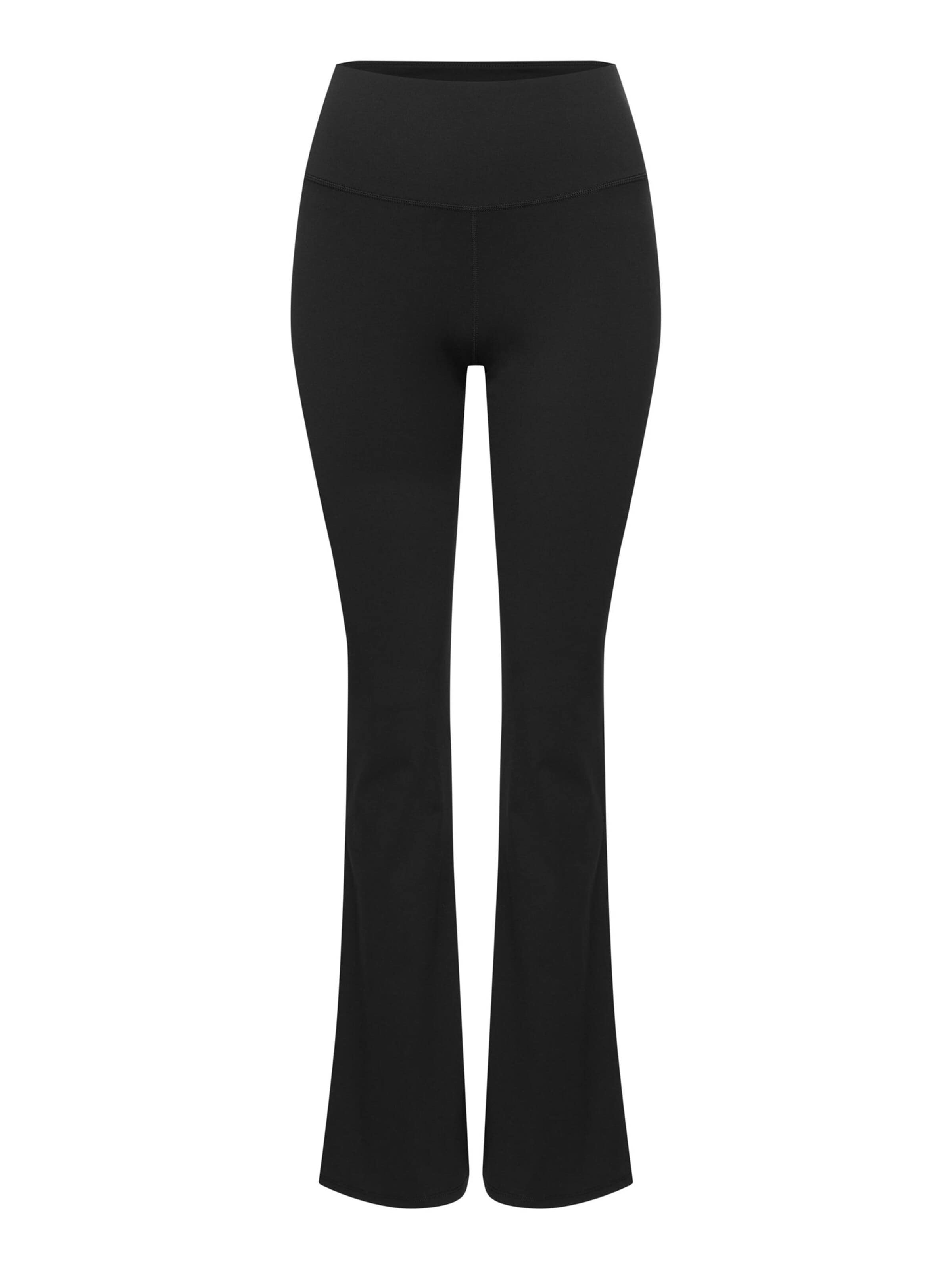 ESOTIQ Flared Broek 'KICK IT' in Zwart