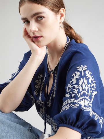 Emily Van Den Bergh Блузка в Синий