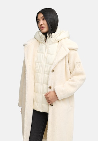 NAVAHOO Wintermantel in Wit