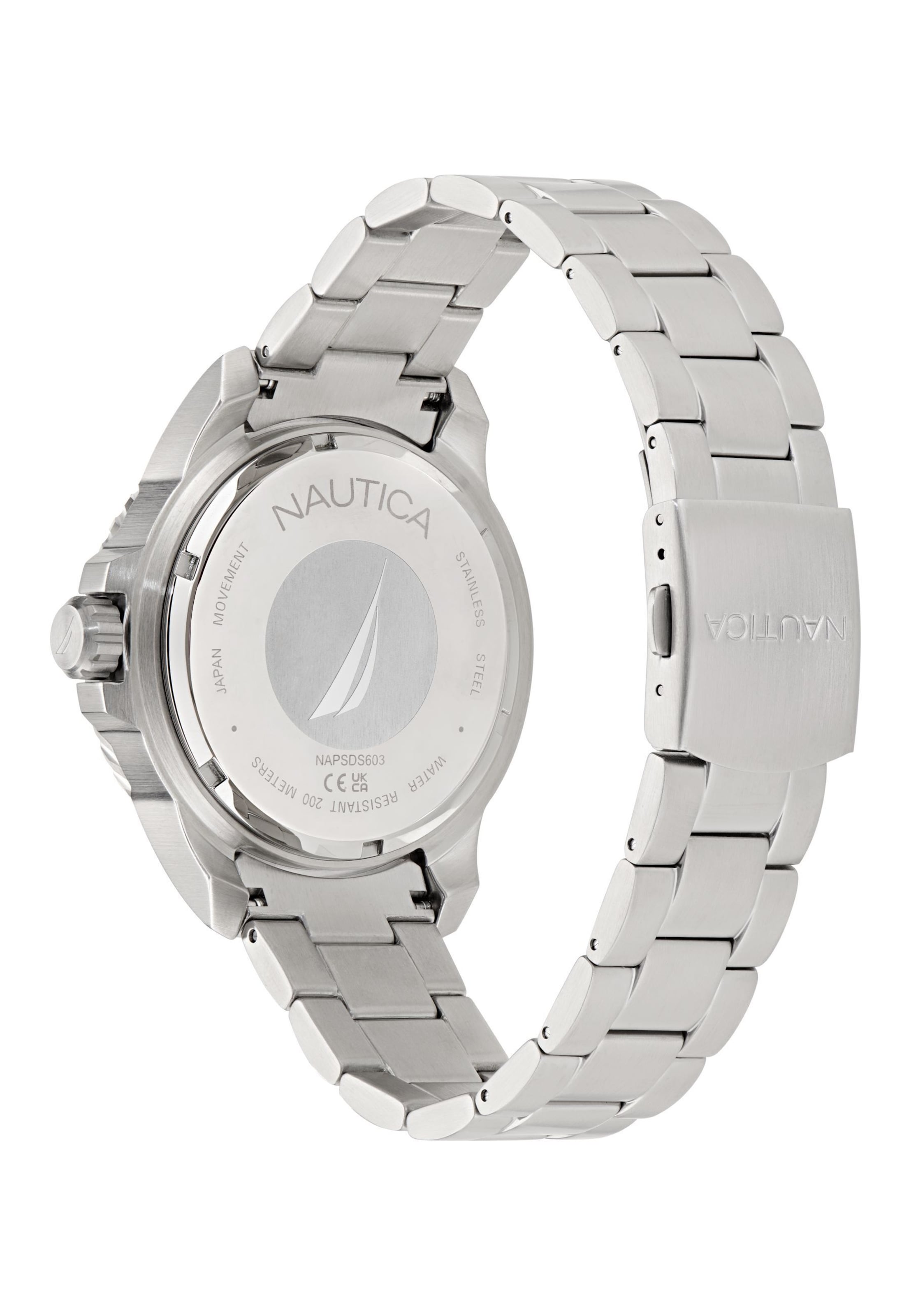Montre à affichage analogique NAUTICA en argent