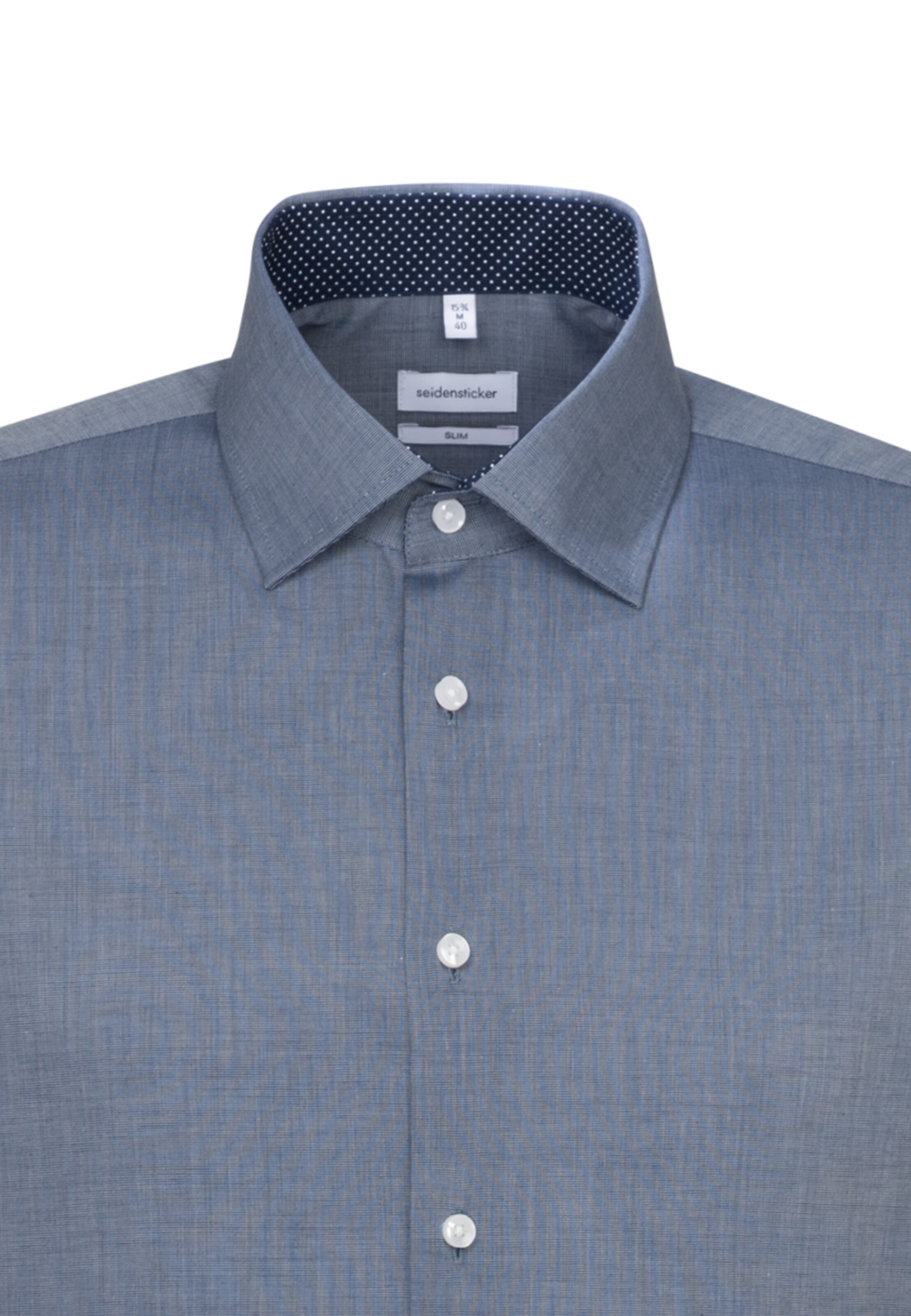 SEIDENSTICKER Slim fit Business shirt ' Slim ' in Blue