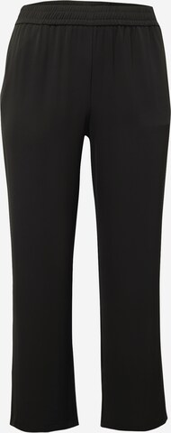 Regular Pantalon 'LAURA' ONLY Carmakoma en noir : devant