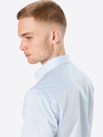 Coupe slim Chemise business ETERNA en bleu