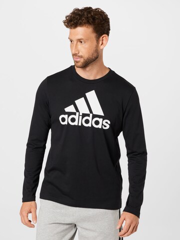 Tricou funcțional 'Essentials' de la ADIDAS SPORTSWEAR pe negru: față