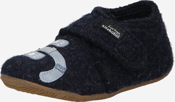 Living Kitzbühel Slippers in Blue: front